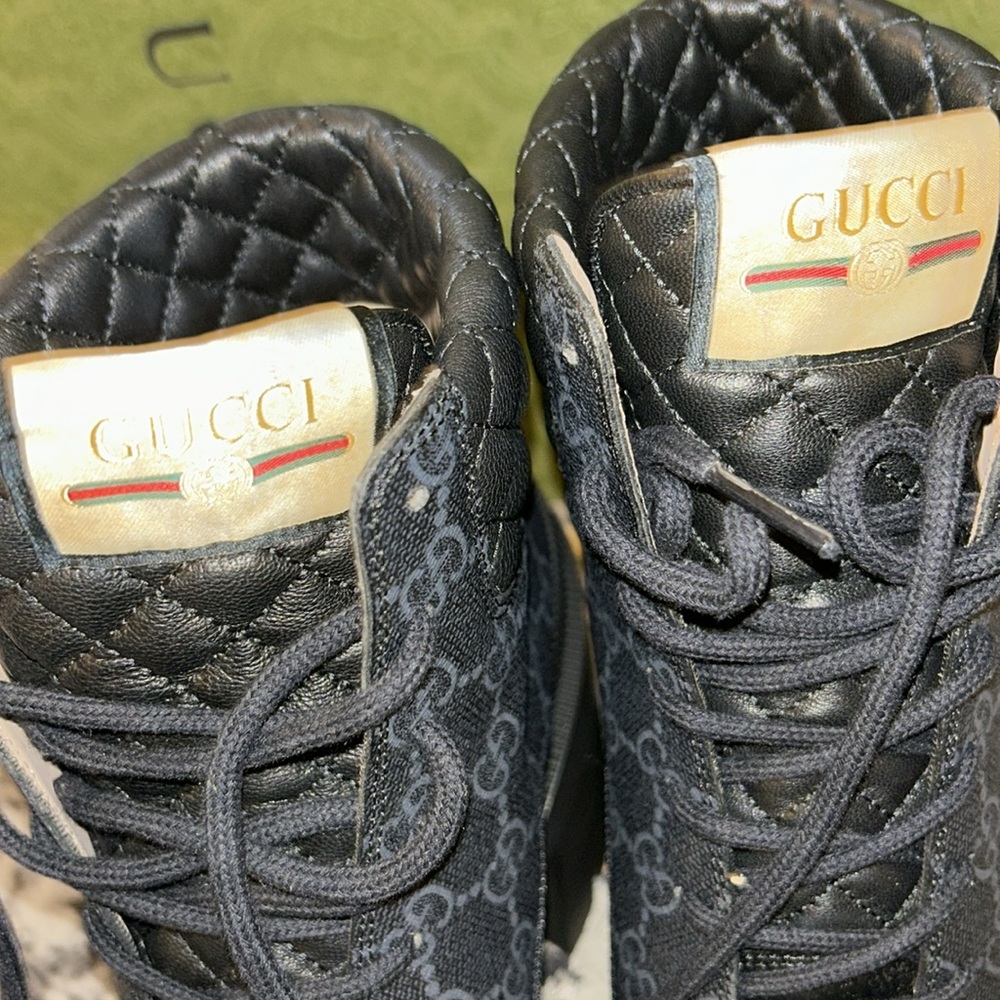 AUTHENTIC Gucci Black Heeled Boots PRICE IS FIRM - Picture 10 of 13